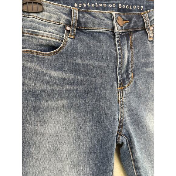 Articles of Society Blue Denim Skinny Jeans, Women's 28 - Picture 4 of 5
